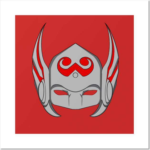 Jane Foster Lady Thor Mask Thor Love And Thunder Gorr The God Butcher Wall Art by ArtIzMuzikForTheEyez